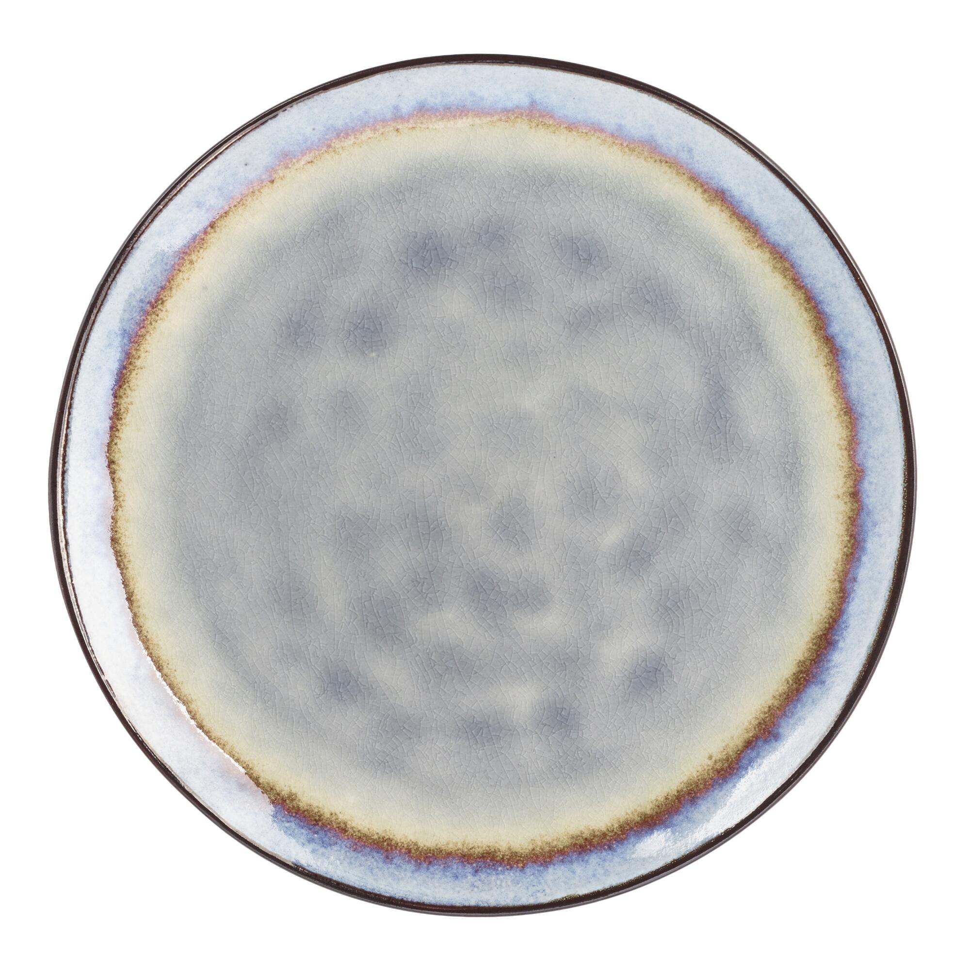 Gray Reactive Glaze Sota Salad Plates Set Of 4 by World Market