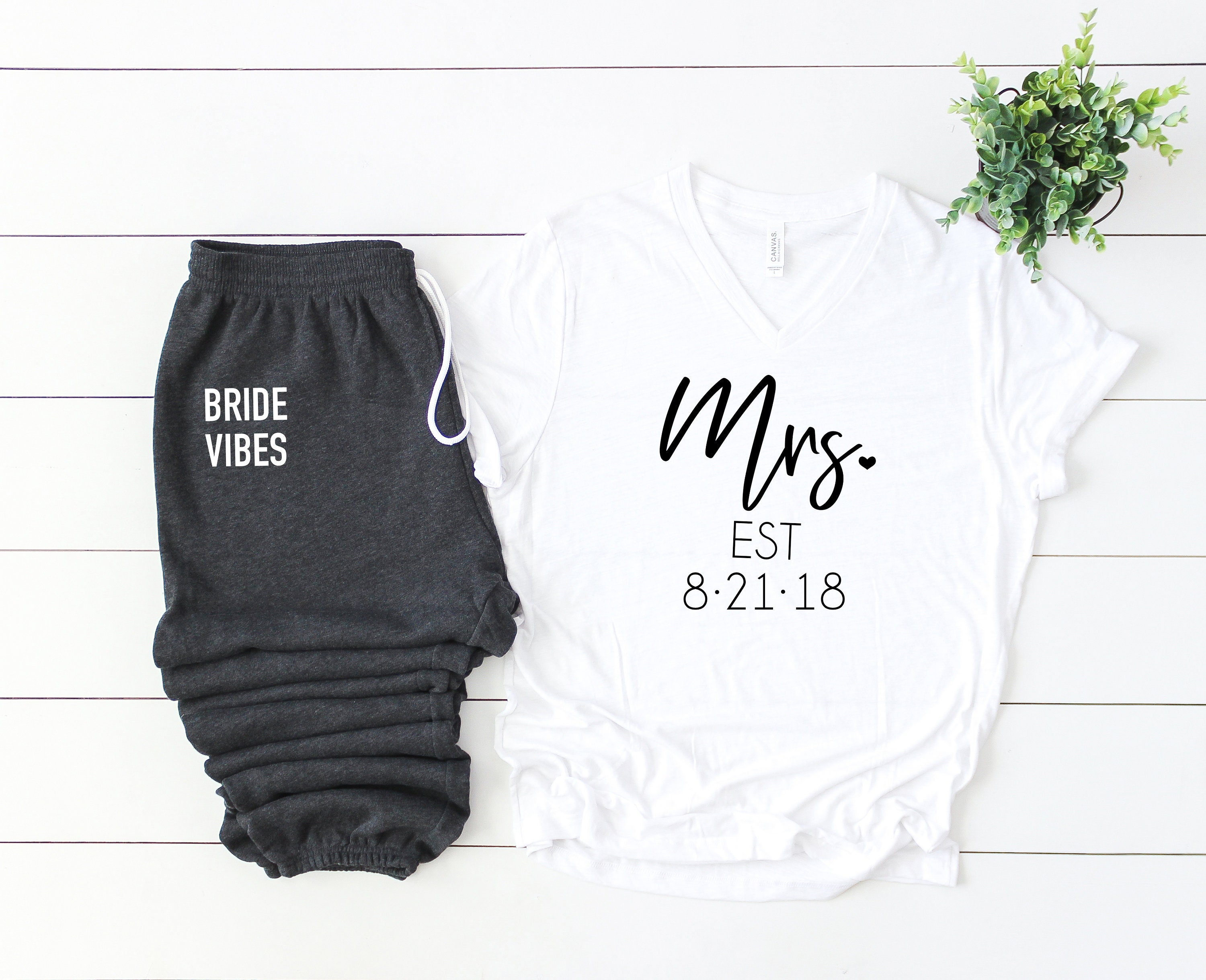 Bride Tshirt, I Said Yes, Bridal Gift Set, Set For Bride, Just Engaged Sweatpants, Future Mrs Shirt, Girlfriend Fiance