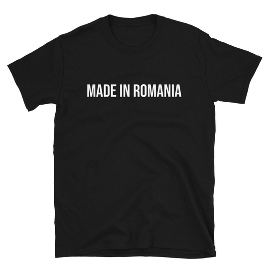 Romania Romanian Shirt Gift/Made in Born Home Country Local Native Map Travel Birthday T-Shirt Tee