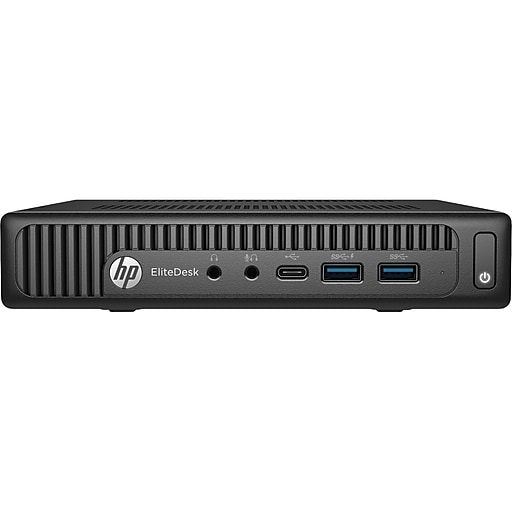 HP EliteDesk 705 G3 Mini Refurbished Desktop Computer, AMD A10, 16GB RAM, 240GB SSD