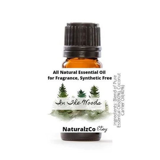 In The Woods | Essential Oil Blend Fragrance All Natural No Synthetics Aroma For Scent 10 Ml