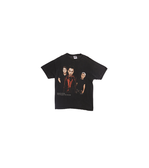 Depeche Mode The Singles Tour 86 > 98 Black Graphic T-Shirt