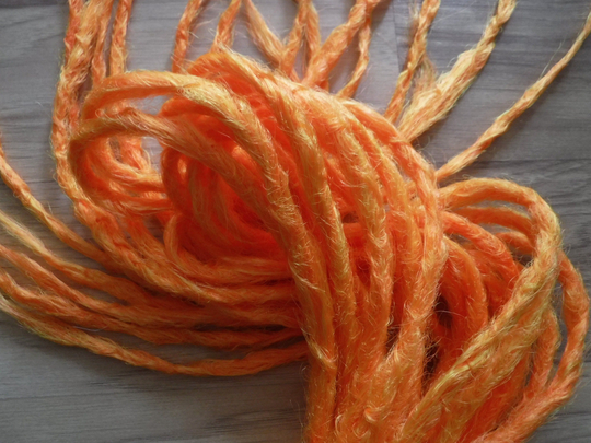Synthetic Dreadlocks - Custom Color Blend Tang Crocheted Natural Texture Dreads Made To Order