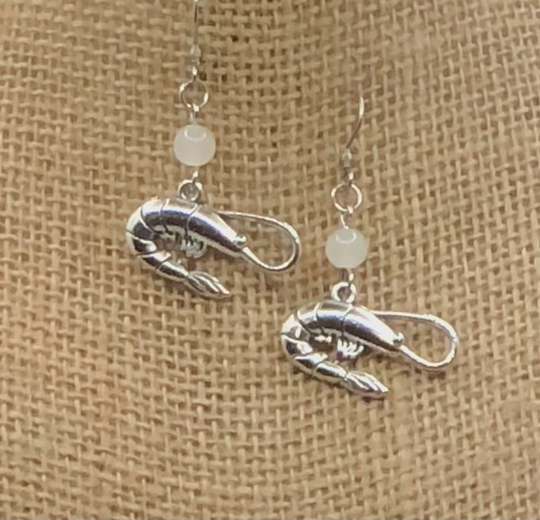 Shrimp Dangle Earrings