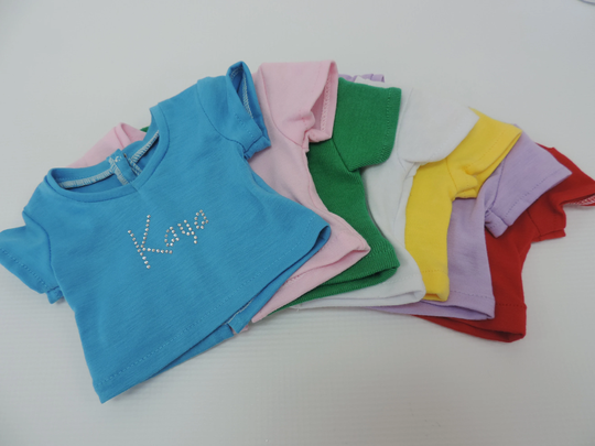 Rhinestone "Kaya" T-Shirt | Fits Most 18" Girl Dolls 18 Inch Doll Clothes