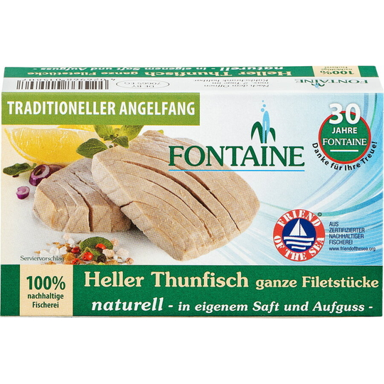 10 x Fontaine tuna natural, 120g