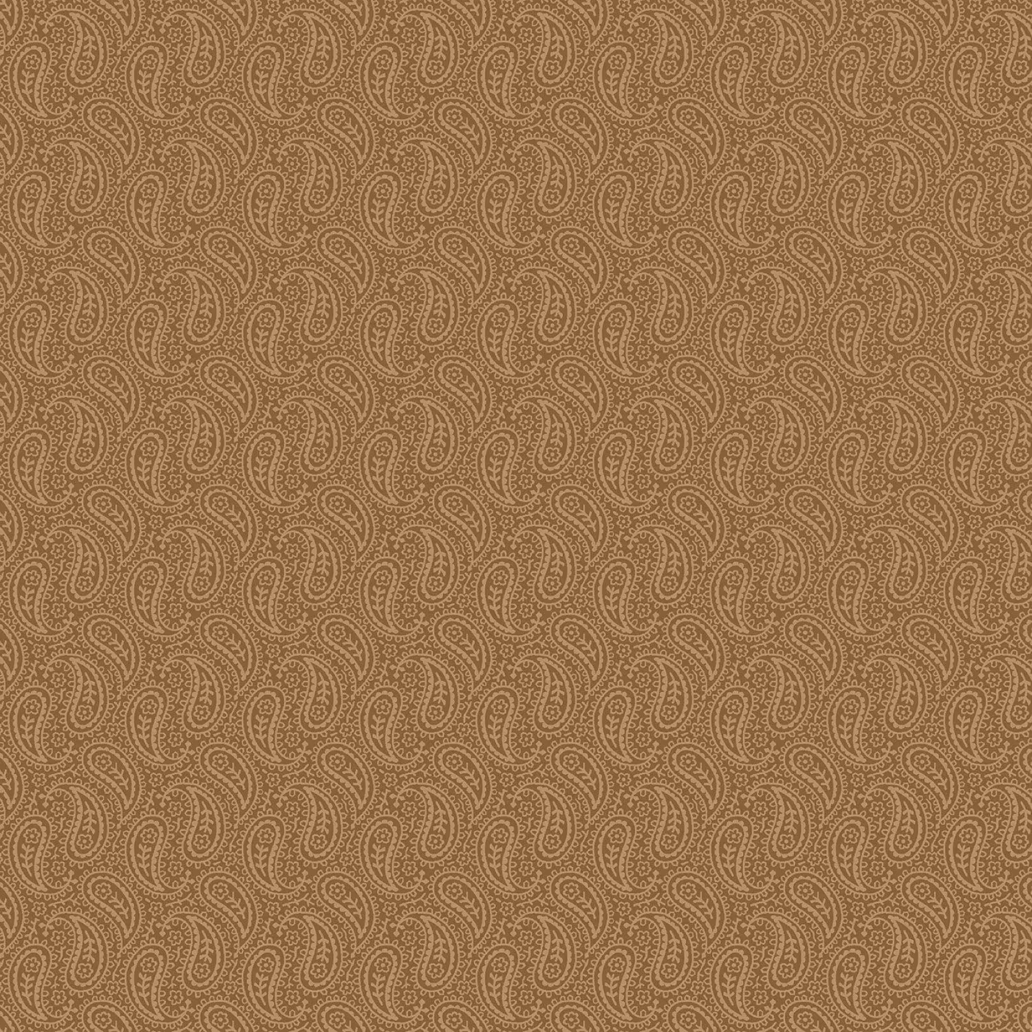 Bandana Camel Tan Paisley Tan Blender Benartex Fabric Cotton By The Yard 6129B-72