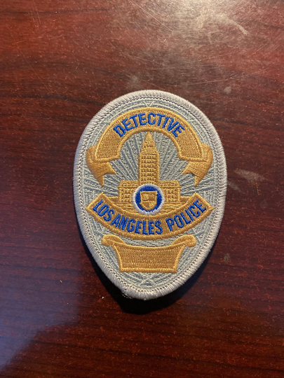 Los Angeles Police Detective Patch Authentic Grade New