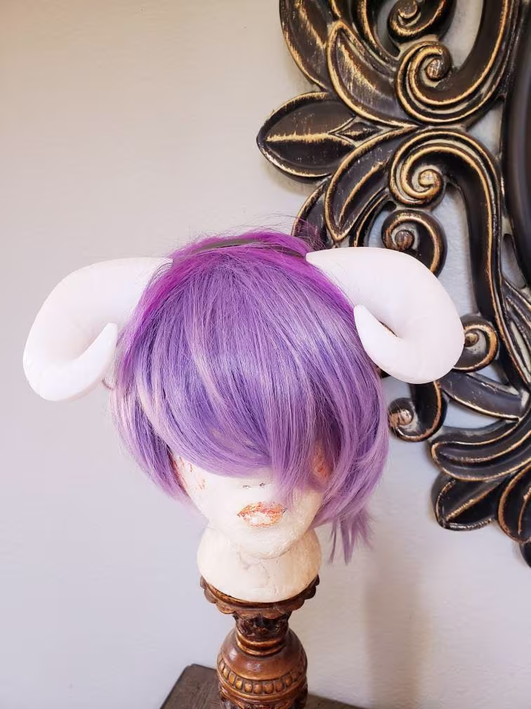 New Arrival Bull Matador Horns Headband 3D Printed Cosplay Comicon Fantasy Wow