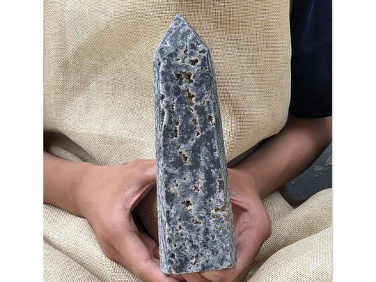 1.76lb Natural Elixir Blende Obelisk, Quartz Crystal,crystal Obelisk, Point,crystal Healing,crystal Wand Xa1721