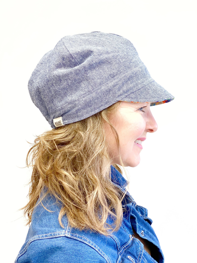 Hats For Women, Summer Women Newsboy Caps, Washable Cap, Casual Beanie Hat Linen-Blend Large Lightweight Hat, Sizes