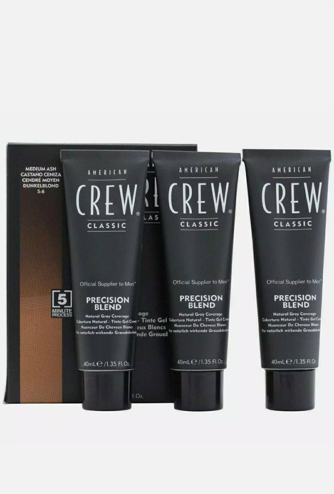 American Crew Precision Blend Natural Gray Coverage-Medium