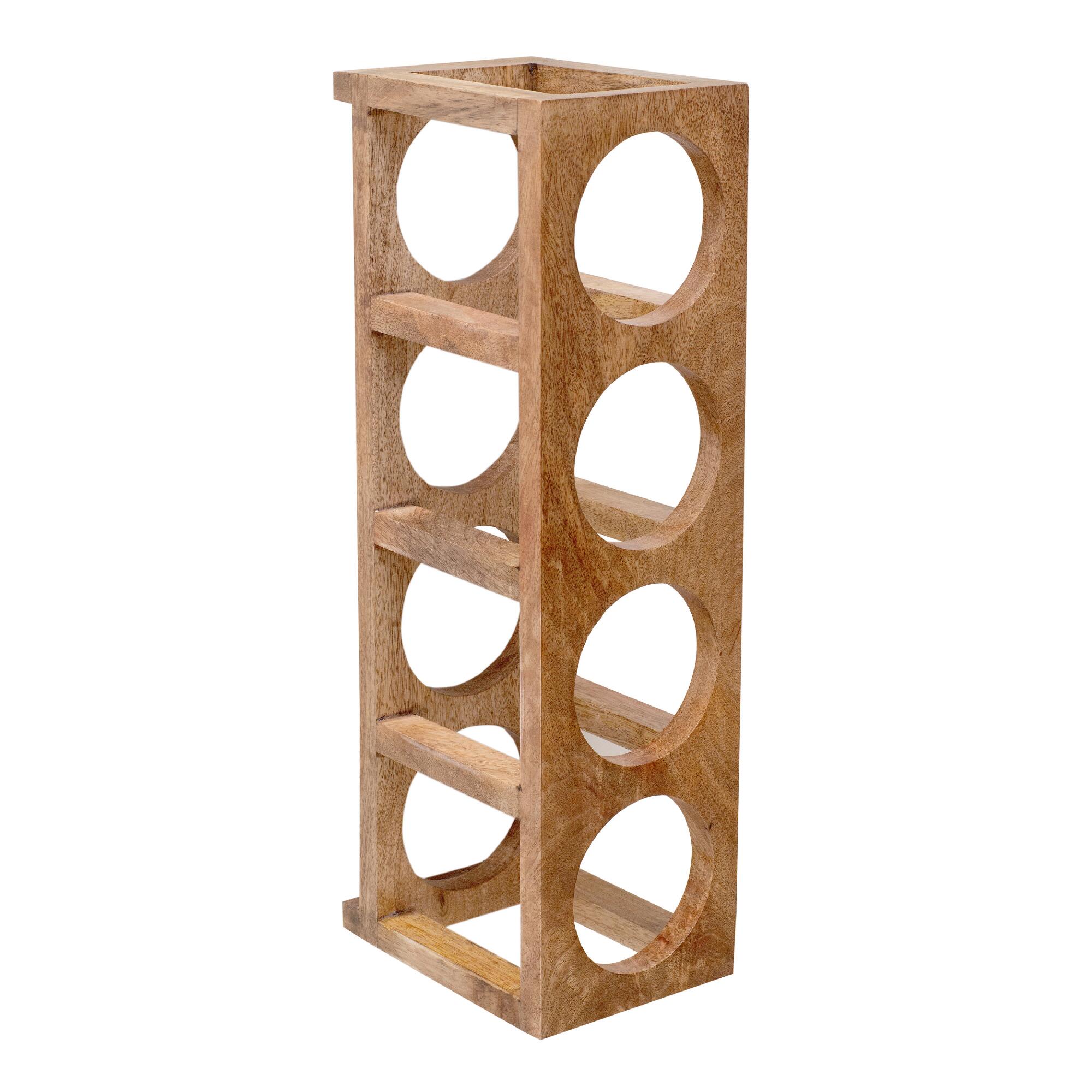 Wood 4 Bottle Vertical Wine Rack by World Market