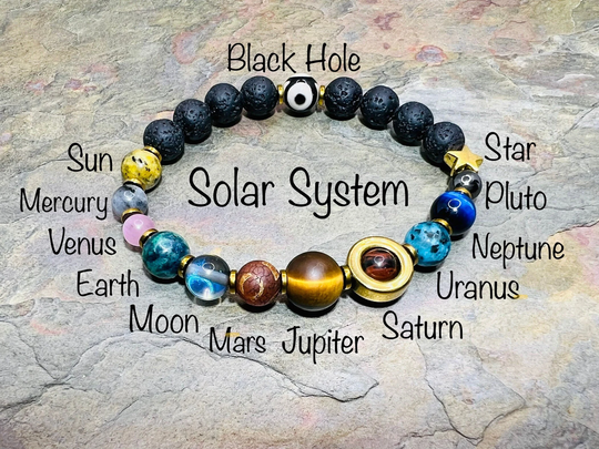Space Geek | Sci Fi Gift Solar System Bracelet Galaxy Astronomy Outer Stargazer Universe Nerd Orbit V5