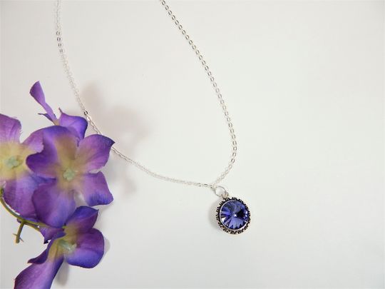 June Birthstone Crystal Pendant | N260