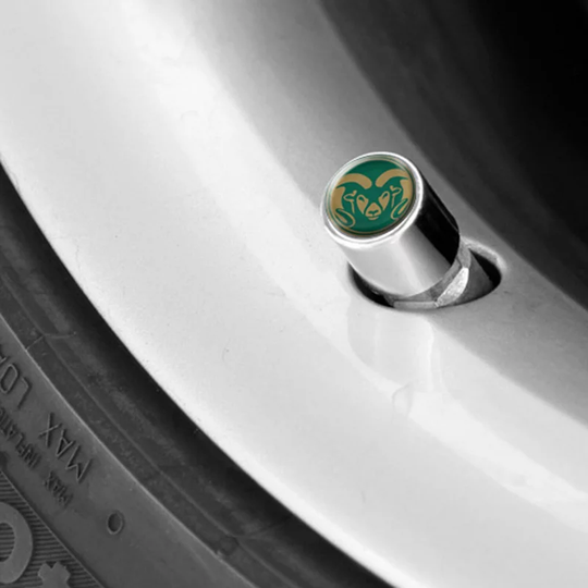 Colorado State Rams Valve Stem Covers, Multicolor
