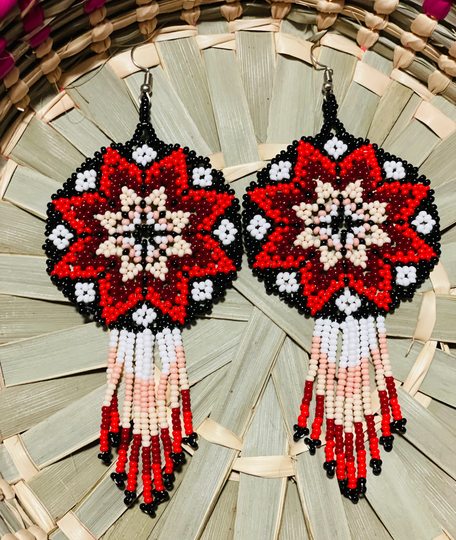 New Mexican Huichol Earrings