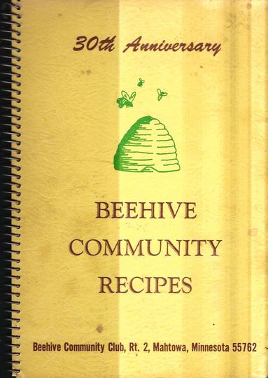 Mahtowa Minnesota Vintage 1970S #0Th Anniversary Beehive Community Club Recipes Ethnic Cookbook Mn Favorites Collectible Rare Cook Book