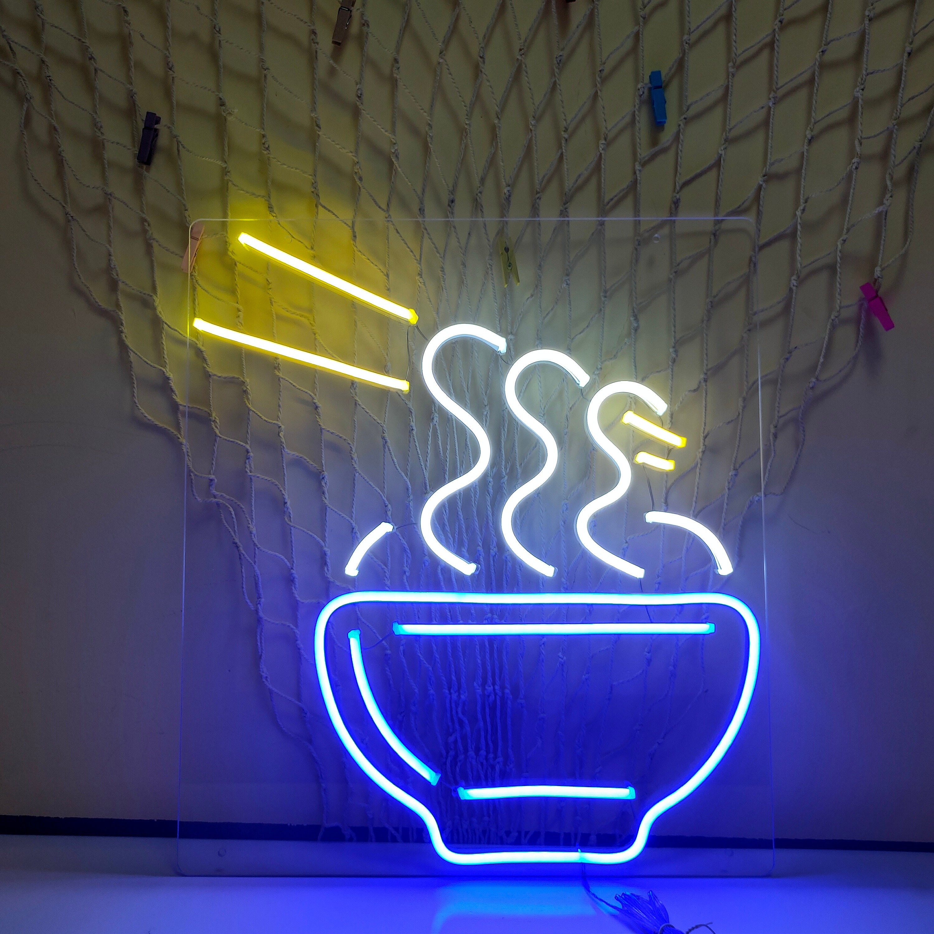 Neon Sign Custom | Noodles Led Ramen Sign Decoration For Cafe, Bar, Restaurant Wall Decor Kitchen Decoration