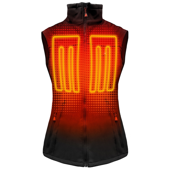 ActionHeat Medium Black Polyester/Spandex Blend Heated Vest | AH-VST-5V-1-BW-M
