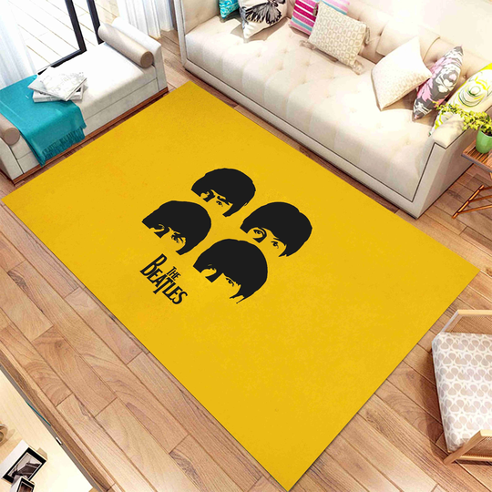 The Beatles Rug, British Rock Band Rug, For Living Room Rug, Fan Carpet, Area Rug, Non Slip Floor Carpet, Teen's Rug, Kids Rug