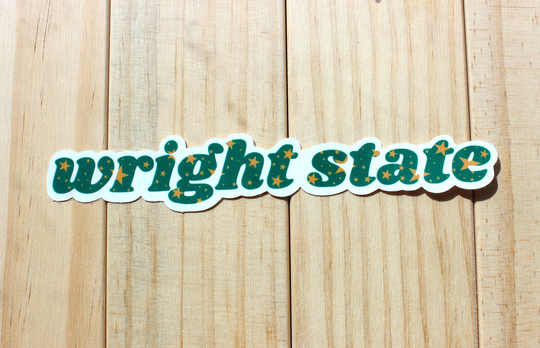 College Name Star Sticker || Custom Waterproof Personalized Laptop Waterbottle