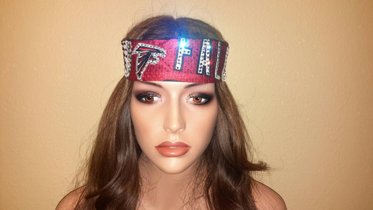 Atlanta Football Crystal Falcons Custom Blinged Out Headband