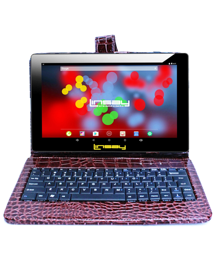 LINSAY 10.1-in Wi-fi Only Android 11 Tablet with Accessories with Case Included;; | F10XIPSBKCOBROWN