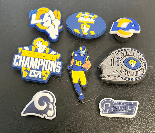 Football Shoe Charms Hip Hop Culture Sports Charm Los Angeles Rams