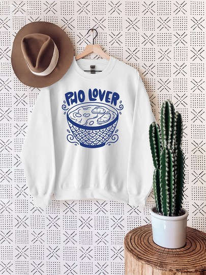 Pho Lover Sweatshirt, Asian Food Sweater, Sweat, Cute Ramen Sweats, Cuisine Gift For
