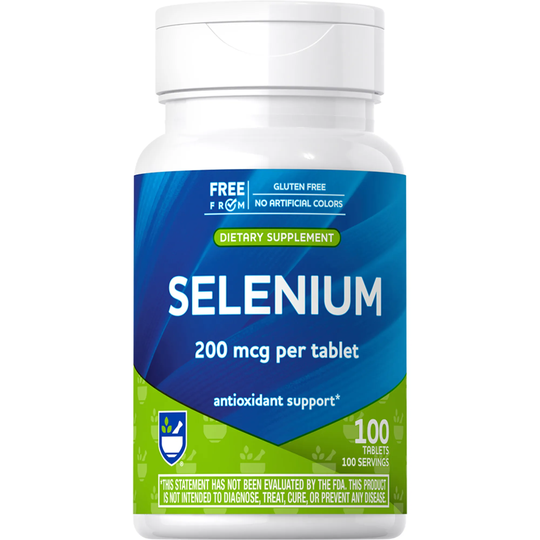 Rite Aid Selenium Tablets - 200 mcg, 100 ct