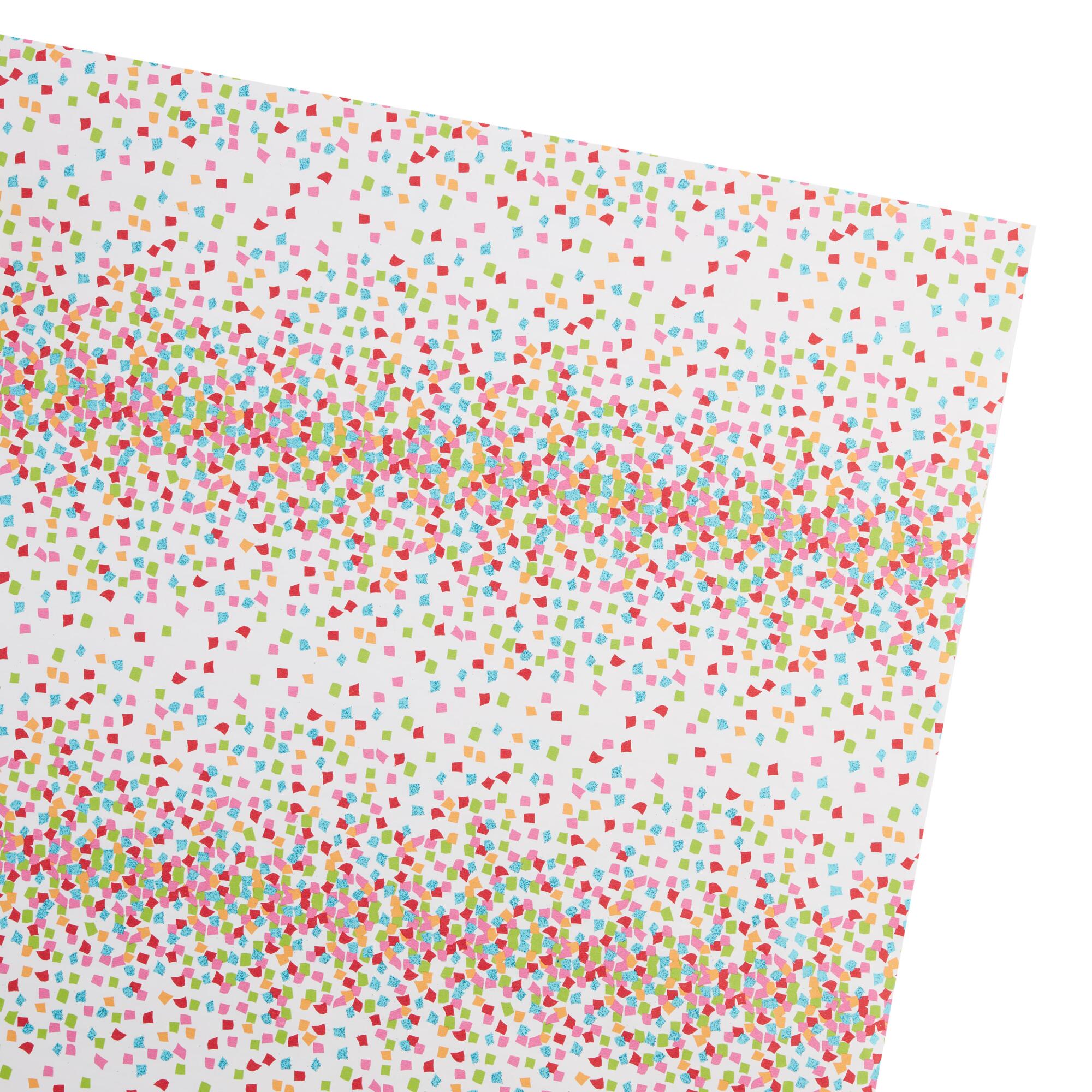 Neon Multicolor Confetti Wrapping Paper Roll by World Market