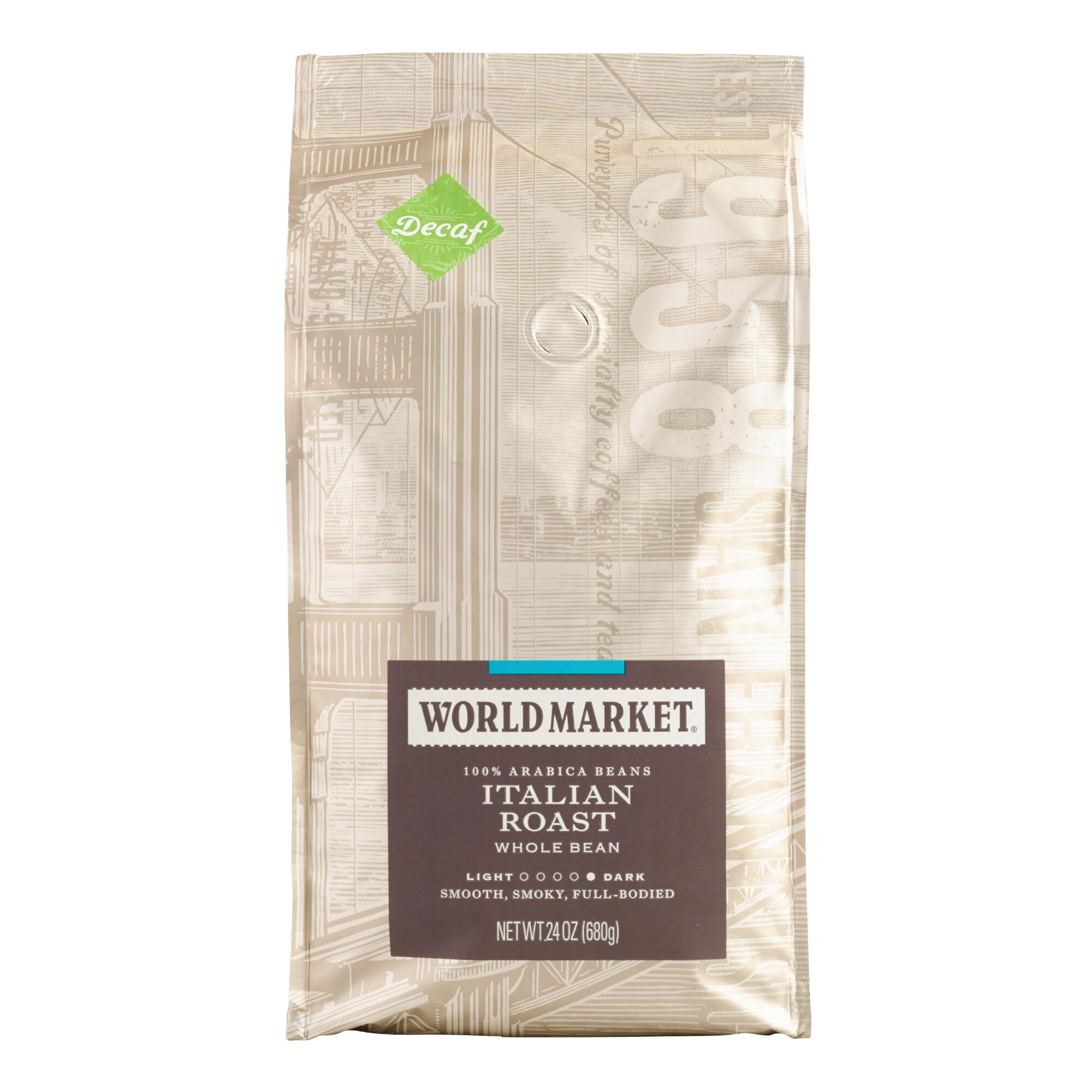 24 Oz. World Market Italian Roast Decaf Coffee Set Of 3 by World Market