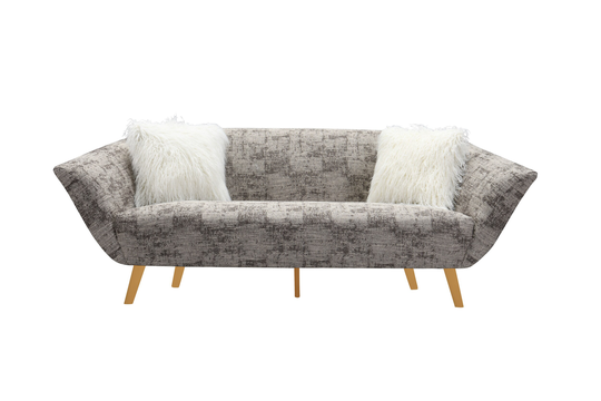 Chic Home Design Chateau Modern Brown Polyester/Blend Sofa | FSA9128-LW