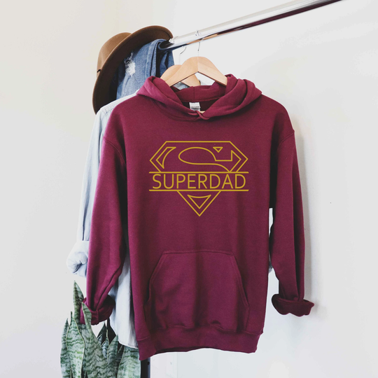 Super Dad Hoodie, Sweatshirt, Gift, Superhero Fathers Day Gift For Him, Grandpa Hoodie