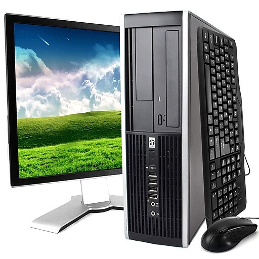 HP 8100 Elite Desktop Computer Intel Core I5 4GB RAM 500GB HDD Windows 10 Pro 20in LCD, USB Mouse and Keyboard, Refurbished