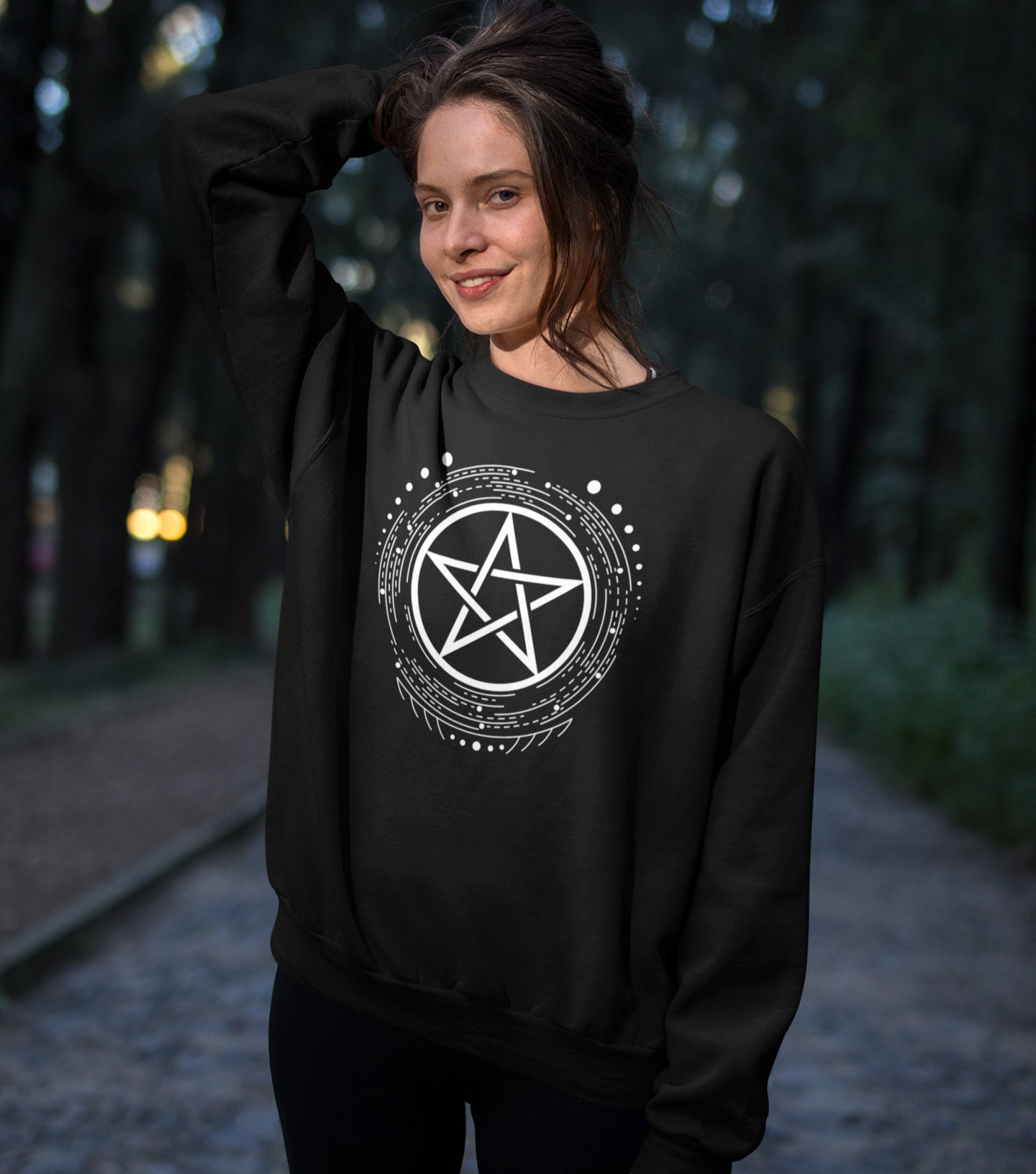 Pentacle | Pagan Clothing Heavy Blend Crewneck Sweatshirt/Hoodie Wiccan Spirituality Witchcraft Birthday Gift