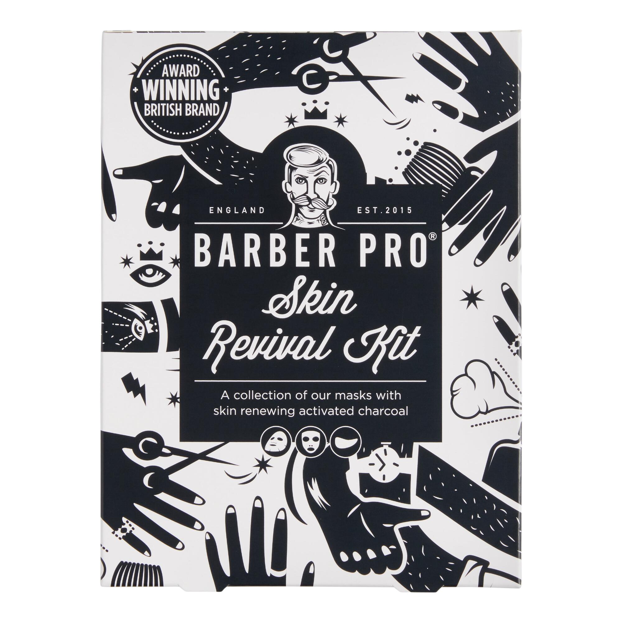 Barber Pro Skin Revival Face Mask Set 4 Pack - Plastic by World Market