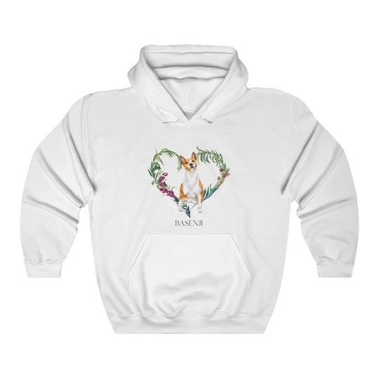 Basenji Women's Unisex Heavy Blend Hoodie Sweatshirt