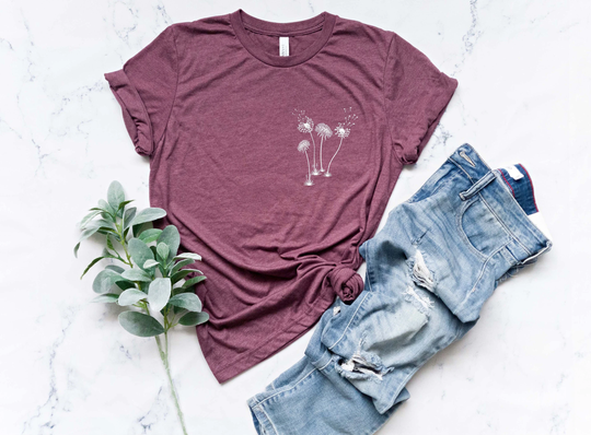 Wildflower Shirt, Sunflower Flower Plant Lady Gift For Lady, Gardener Gardening Shirt