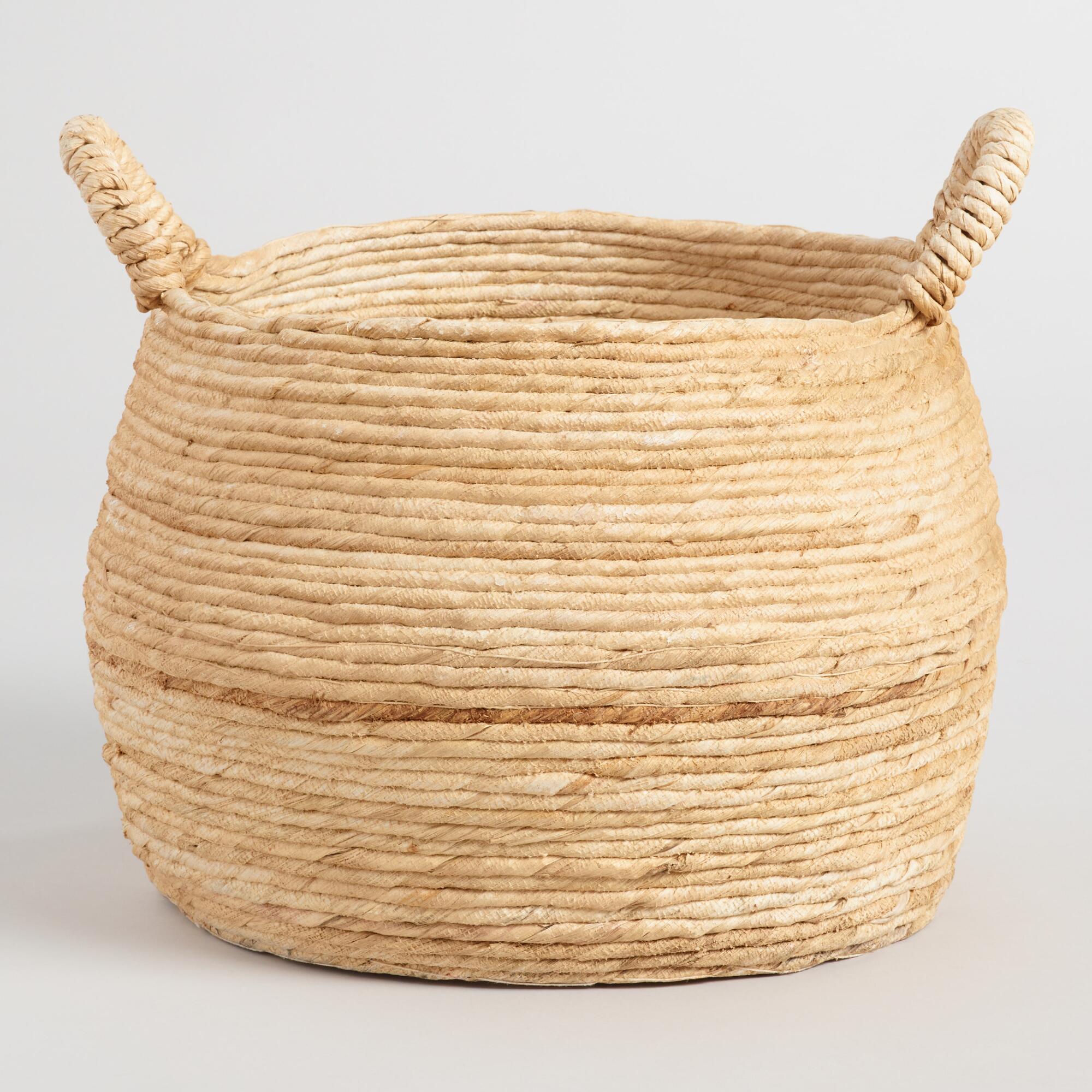 Large Banana Delilah Tote Basket by World Market
