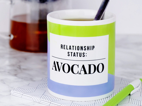 Relationship Status Avocado Mug