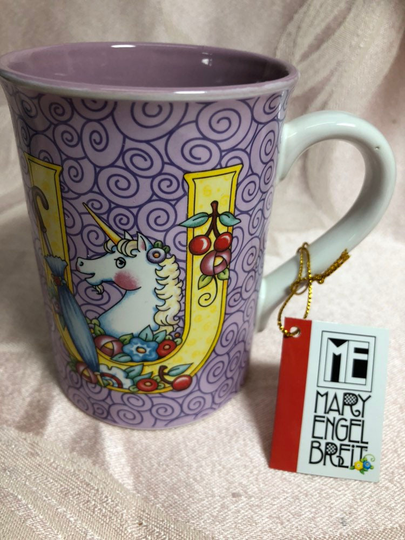 Mary Engelbreit Letter "U" Mug