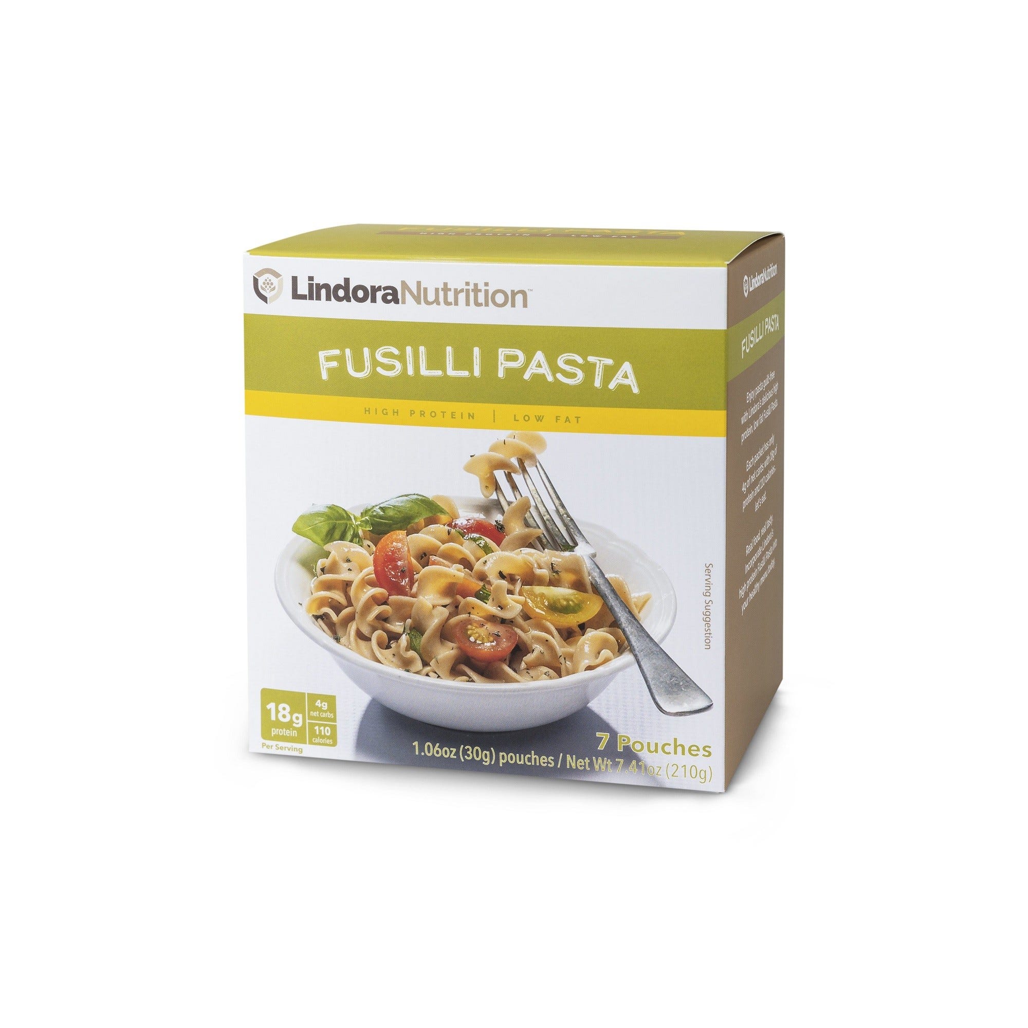 Fusilli Protein Pasta Pouches, 1.06 oz - 7 ct