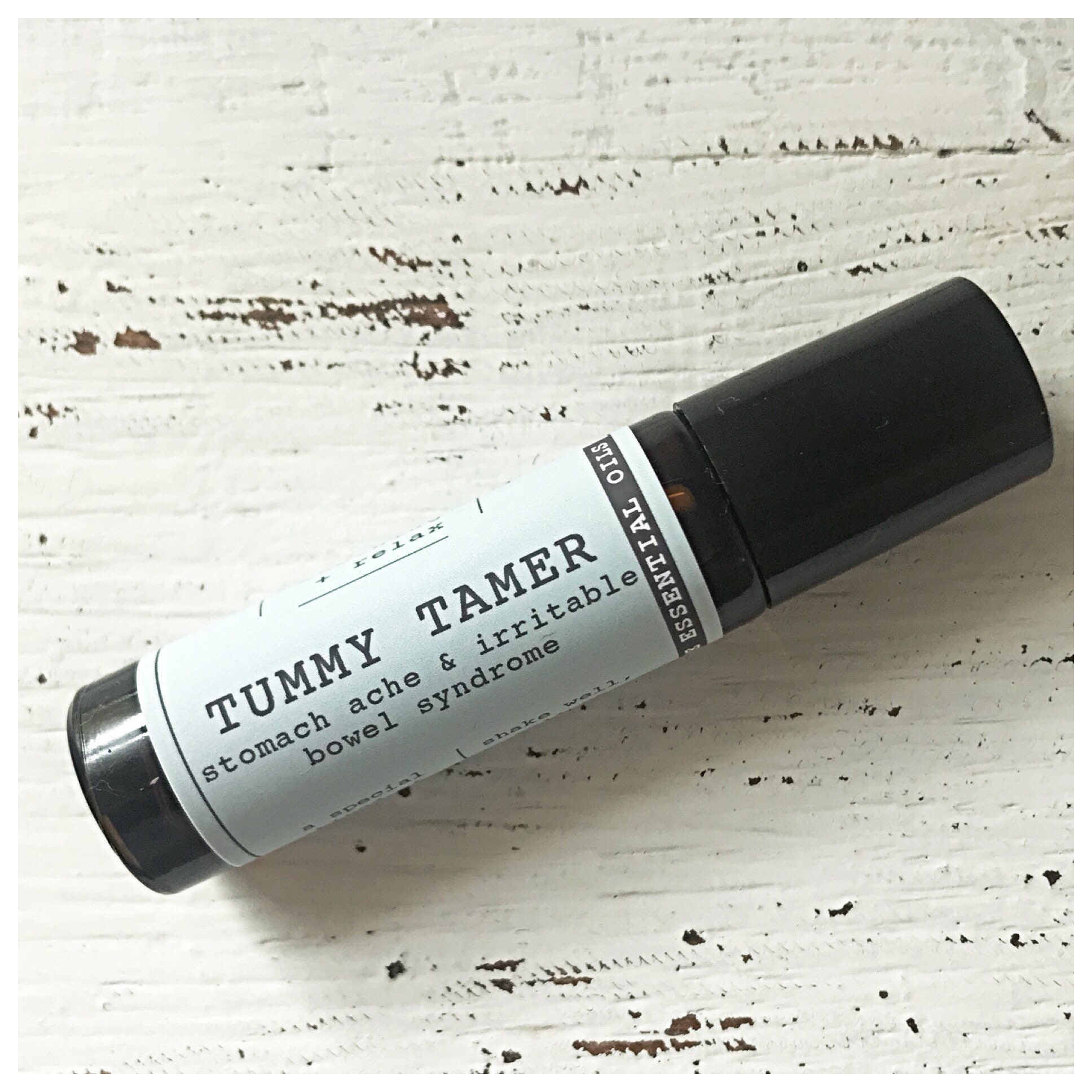 Tummy Tamer Roller Ball Blend For Irritable Bowel Support/stomach Ache Ginger Synergy Essential Oils