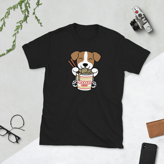 Instant Ramen Jack Russell Terrier T-Shirt, Dog Shirt, Funny Gift