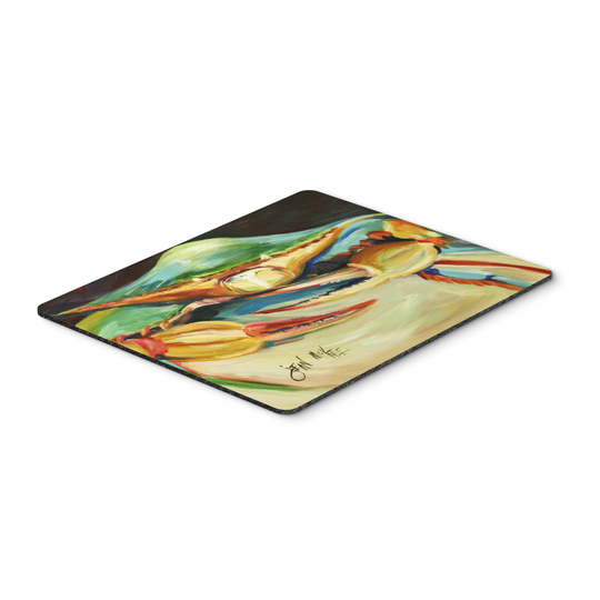 Caroline's Treasures JMK1095MP Blue Crab Mouse Pad, Hot Pad or Trivet, Large, multicolor
