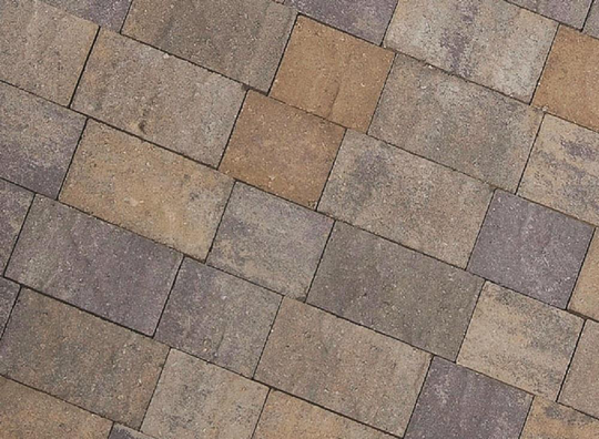 CastleLite Century Stone 11-in L x 8-in W x 2-in H Tahoe Blend Concrete Paver in Gray | Q010.112.911.F3
