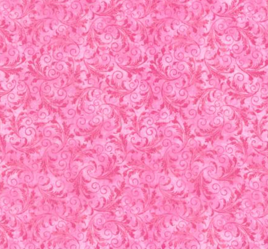 Bubblegum Pink, Vine Blender From Timeless Treasures