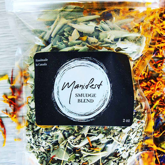 Manifest Smudge Blend, Blend For Success, Creativity & Vitality, Sage Kit Beginner